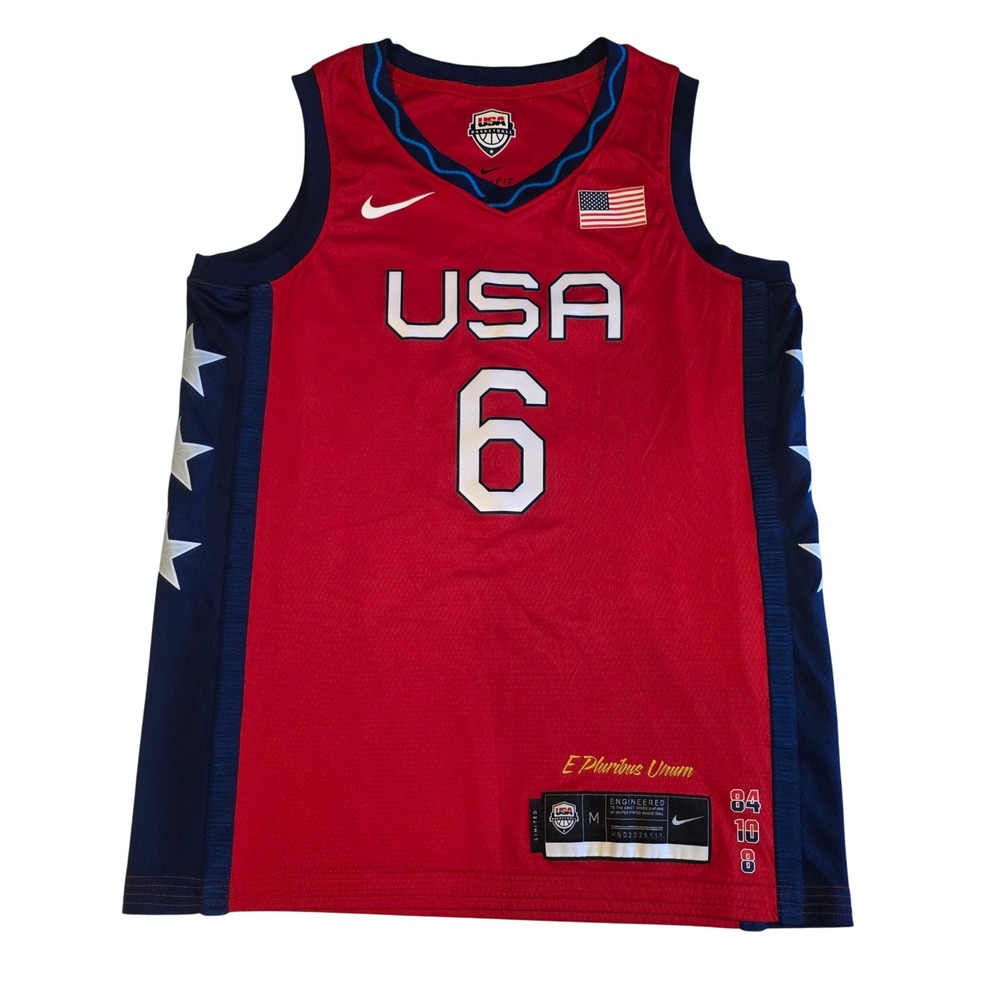 Sue Bird USA Basketball Jersey Nike Limited Olympic Red Mens Medium WNBA #6